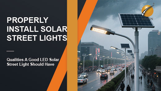 solar street light